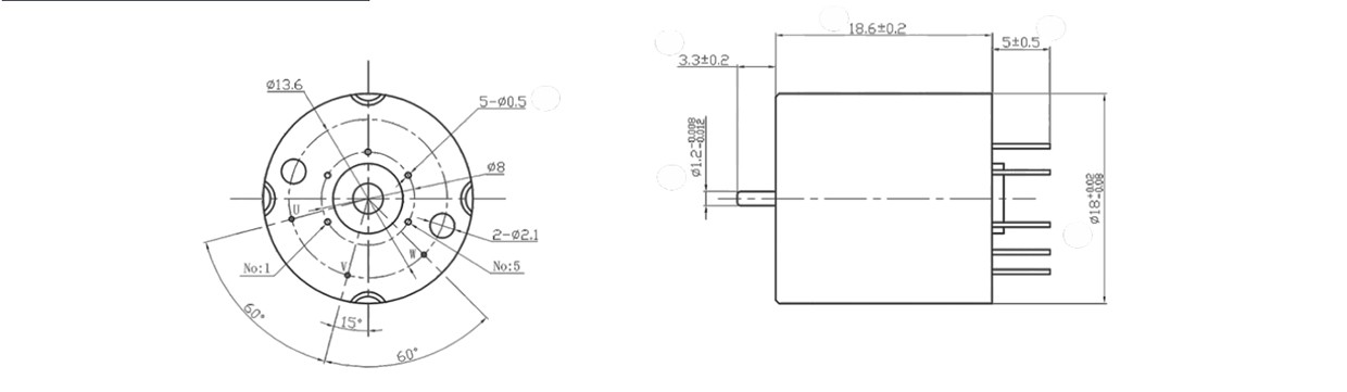 VEC-1819 Coreless motor design VEC-1819 Coreless motor design